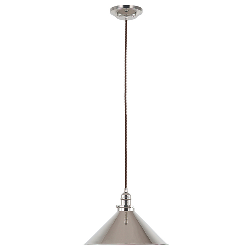 Kontrollera Provence 1 ljus taklampa - polerad nickel Elstead