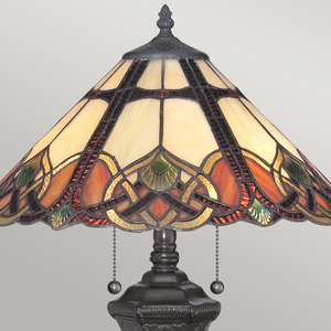 Cambridge 2 ljus bordslampa Elstead small 1