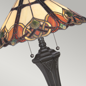 Cambridge 2 ljus bordslampa Elstead small 2