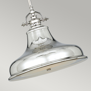 Emery 1-ljus medium pendellampa - Imperial Silver Elstead small 4