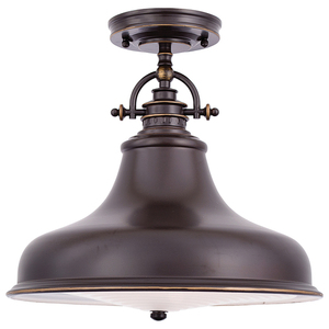 Emery 1-ljus medium pendellampa - Palladian brons Elstead. small 3