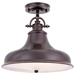 Emery 1-ljus medium pendellampa - Palladian brons Elstead. small 4