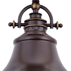 Emery 1-ljus medium pendellampa - Palladian brons Elstead. small 5