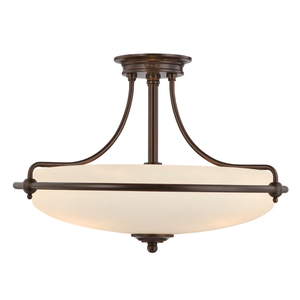 Griffin 4 Plafond - Palladian Bronze Elstead small 0