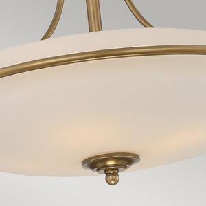 Griffin 4 plafond - blekt mässing Elstead small 3
