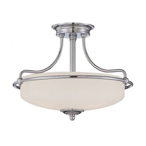 Kontrollera Griffin 3 Plafond - Antik nickel Elstead