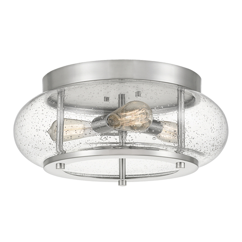 Kontrollera Trilogy 3 Ljus Flush Mount - Borstad Nickel Elstead