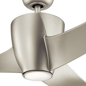 Lampa med fläkt Phree Borstat nickel, IP20 LED 3000K 142cm small 1