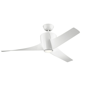 Ljuskrona med fläkt Phree Vit, IP20 LED 3000K 142cm 0 Ljuskrona med fläkt Phree Vit, IP20 LED 3000K 142cm small 0