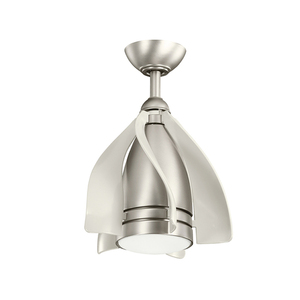 Terna fläktlampa Borstad nickel, IP20 LED 3000K 38cm 0 Terna fläktlampa Borstad nickel, IP20 LED 3000K 38cm small 0