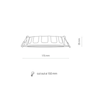 Downlight CL KOS LED 16W 8777 Nowodvorski small 4