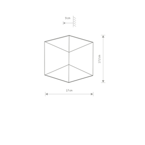 Vägglampa för utomhusbruk TRIANGLES LED 8141 Nowodvorski small 1