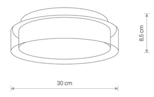 PAN LED S 8173 Nowodvorski taklampa small 2
