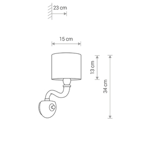 NEWPORT 8157 Nowodvorski vägglampa small 2