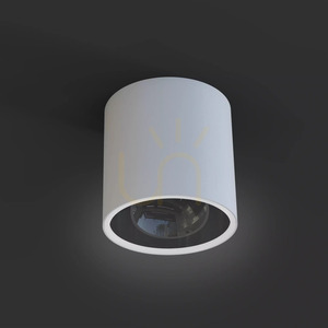 Nowodvorski HALO 8195 vit utanpåliggande taklampa, 1×GU10 small 7