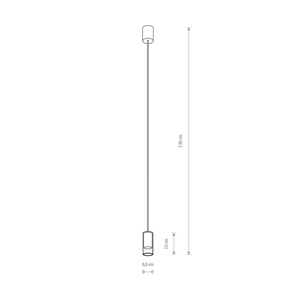 Hängande lampa CYLINDER S 7870 Nowodvorski small 1