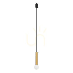 Nowodvorski BATON 7851 pendellampa – mässing och svart, 1×E27 small 3