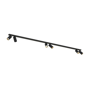 Spotlight skena 6x10W LED svart/guld Nowodvorski MONO 7770 small 0
