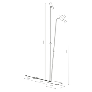Golvlampa MONO 7718 Nowodvorski small 1