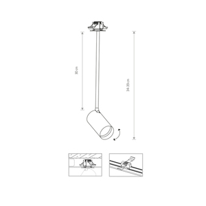 Downlight MONO SURFACE LONG M 7735 Nowodvorski small 1