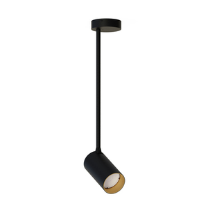 Nowodvorski MONO LONG M 7674 svart-guld taklampa GU10 R50 small 0