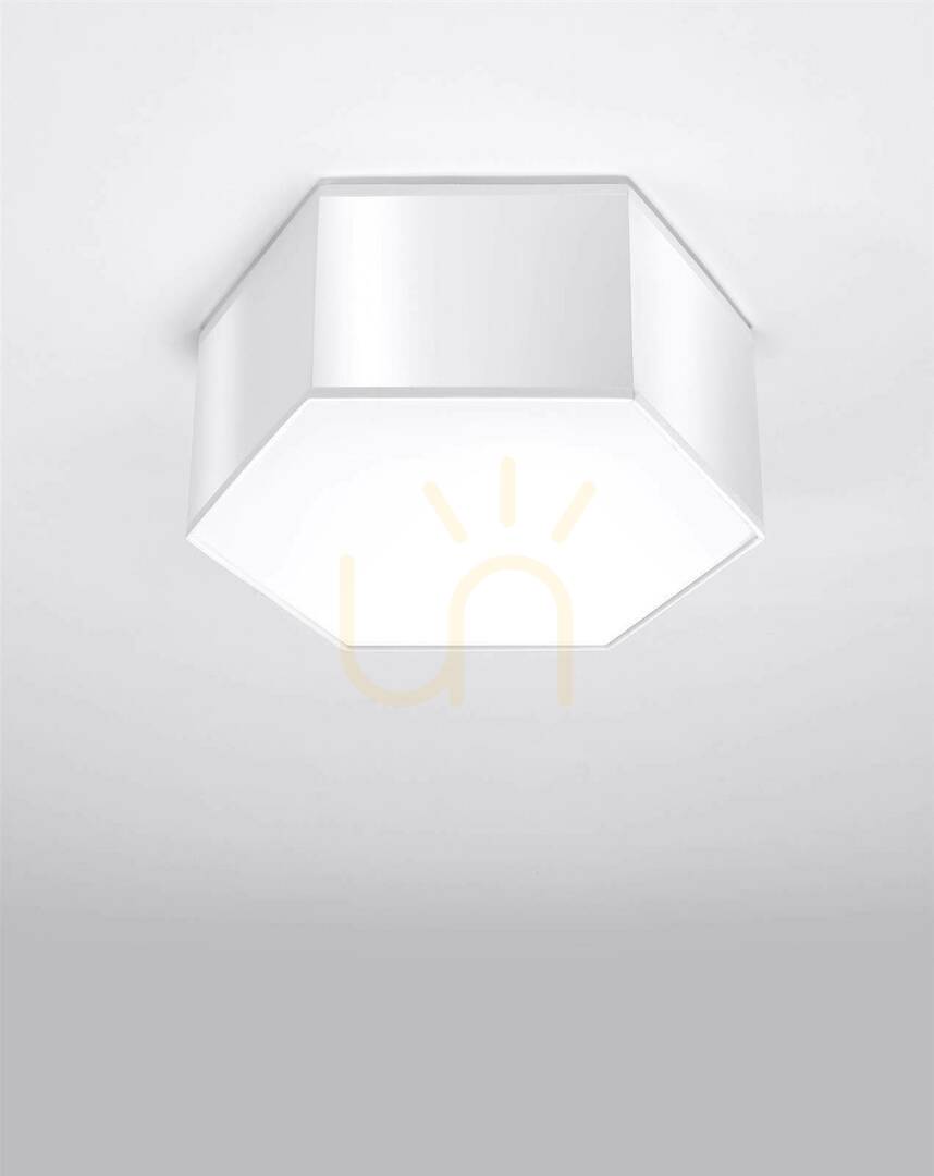 Plafond SUNDE 13 vit Sollux