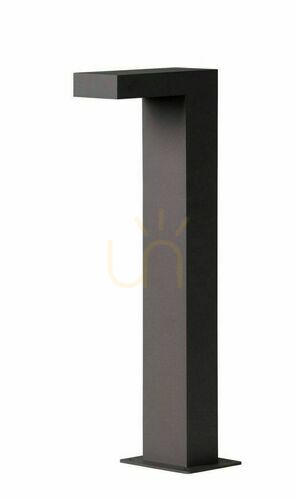 Kontrollera Utomhus pollare Lucide TEXAS antracit aluminium LED 40 cm 28851/40/30