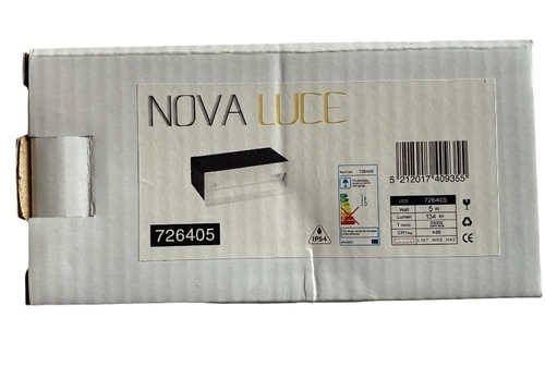 Kontrollera Nova Luce Krypton trappljus utomhus 726405 - vit