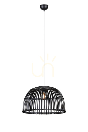 Kontrollera Pendellampa Markslöjd Cottage svart 60 cm 107981