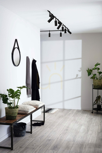 Kontrollera Plafond Markslojd EXPAND 2-ljus svart metall 52 cm 107970