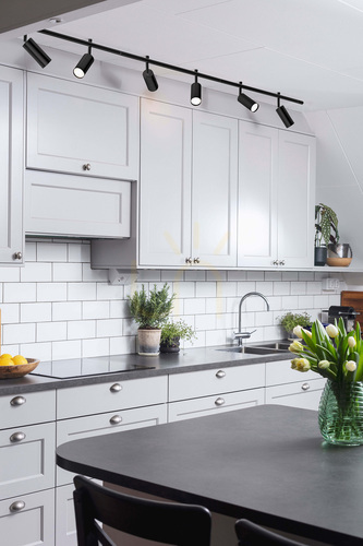 Kontrollera Plafond Markslojd Expand 2-ljus svart metall 72 cm 107973