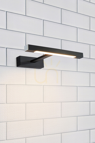 Kontrollera Vägglampa Markslojd Neptunus LED 6W svart IP44 107910
