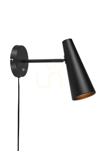 Vägglampa Markslöjd Peak svart metall 107898 small 0
