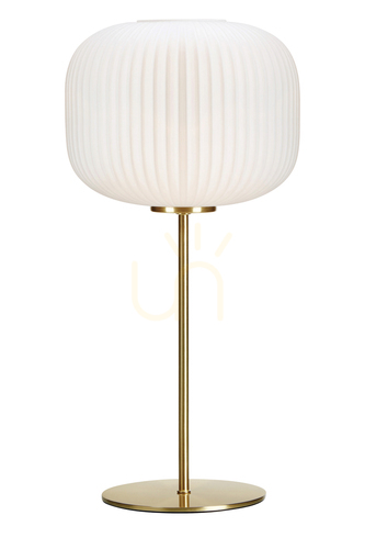 Kontrollera Bordslampa Markslöjd Sober 107819 vit borstad mässing 50 cm