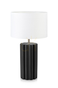 Bordslampa Markslöjd Column 108221 svart/vit keramik 44 cm small 0