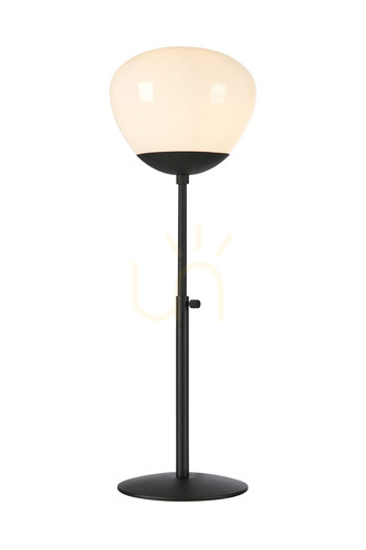 Kontrollera Bordslampa Markslöjd Rise 108276 svart metall med rökfärgat glas