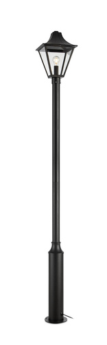 Kontrollera Stolplampa Markslojd Garden 24 svart aluminium 225 cm 108171
