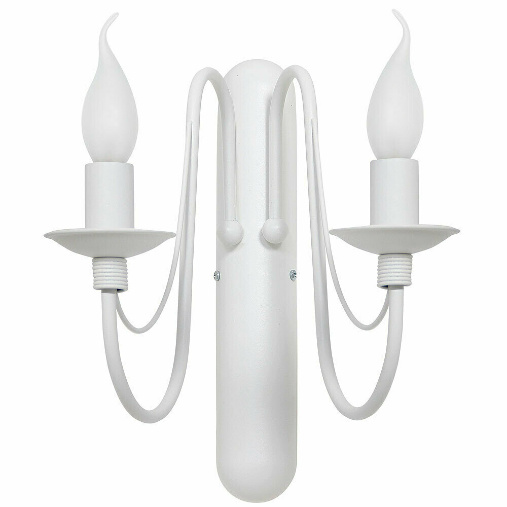 Vägglampa Aldex Rose 2 Vit Metall 2xE14 397D