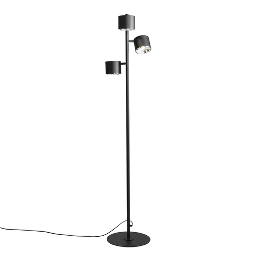 Kontrollera Stående lampa Aldex Bot svart 3-ljus LED GU10-AR111 165 cm 1047A