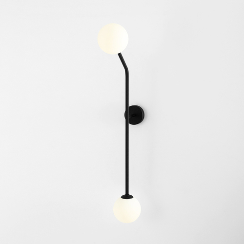 Kontrollera Vägglampa Aldex Pure Black Vertikal 2xE14 1064D1_2