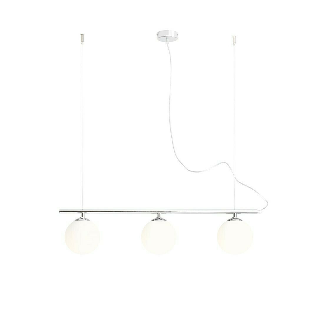Taklampa Aldex Beryl 3L Krom Glas E14 1006E_4