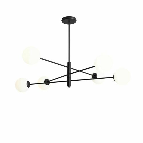 Kontrollera Plafond Aldex Homme 6 svart E14 108 cm SKU 1090PL_K1