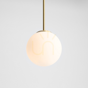 Pendellampa Aldex Bosso Mini 20 mässing opalglas E27 1087XS40 small 1