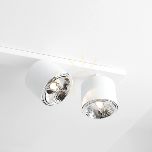 Kontrollera Plafond Aldex Bot 6 vit 160 cm 6x GU10-AR111 1046PL_K