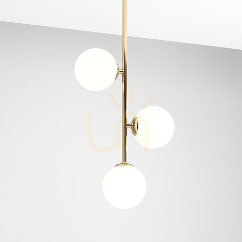 Kontrollera Plafond Aldex Libra 3 Guld 1094PL_E30