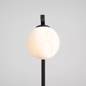 Aldex Zac bordslampa i svart metall och glas, 39 cm, E14, 1038B1_1 small 6