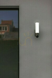 Vägglampa för utomhusbruk Lutec Elara LED silver rostfritt stål 5267106001 small 1