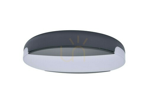 Kontrollera Utomhusplafond Lutec Sweep LED 23,5W antracit 26 cm