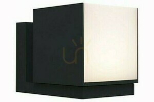 Vägglampa för utomhusbruk Lutec CUBA svart LED 12W 5193803012 small 0
