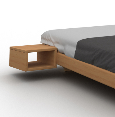 Kontrollera Nattduksbord WoodMan Carre karamell bokträ WUA-01486